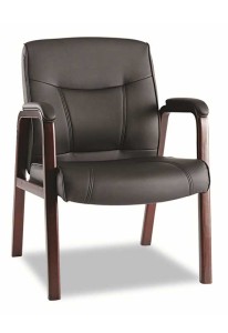 Leather Office Guest Chair by Alera