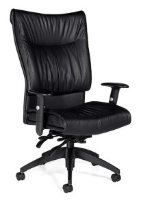 Softcurve Leather Office Chair by Global