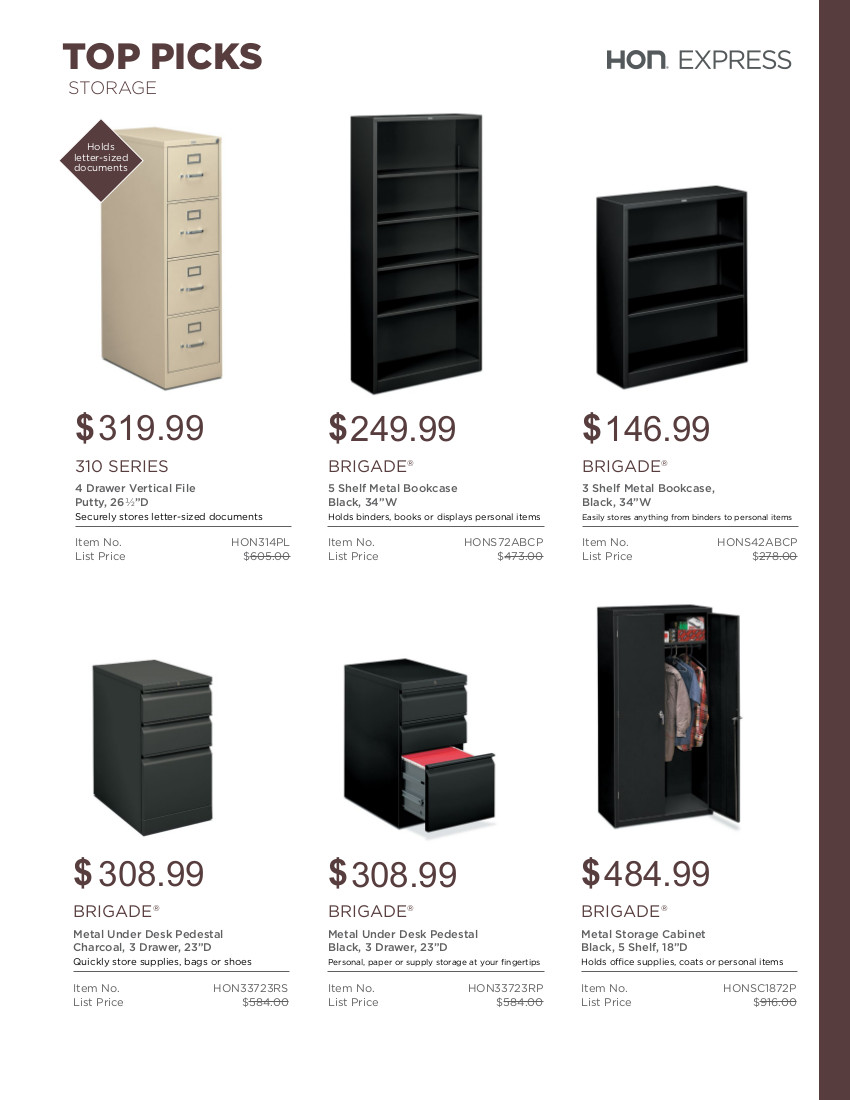 Hon File Cabinet And Storage Super Sale Huge Savings Officemakers
