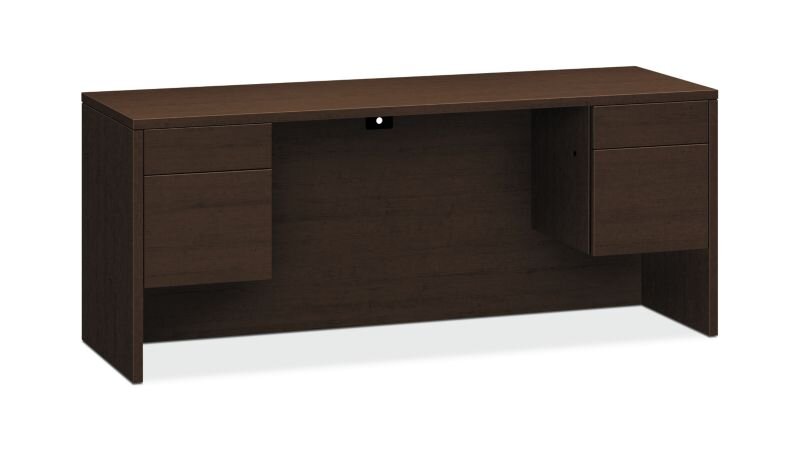 HON 10500 Series 72" Credenza with 2 Box & 2 File Drawers - Mocha