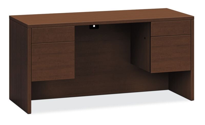HON 10500 Series 60" Credenza with 2 Box & 1 File Drawer - Shaker Cherry