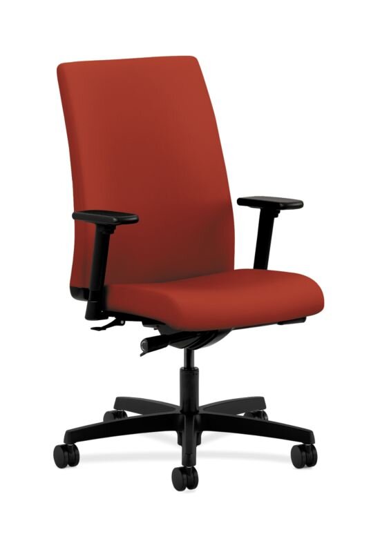 HON Ignition Mid-Back Task Chair w/ Adjustable Arms - Poppy Fabric