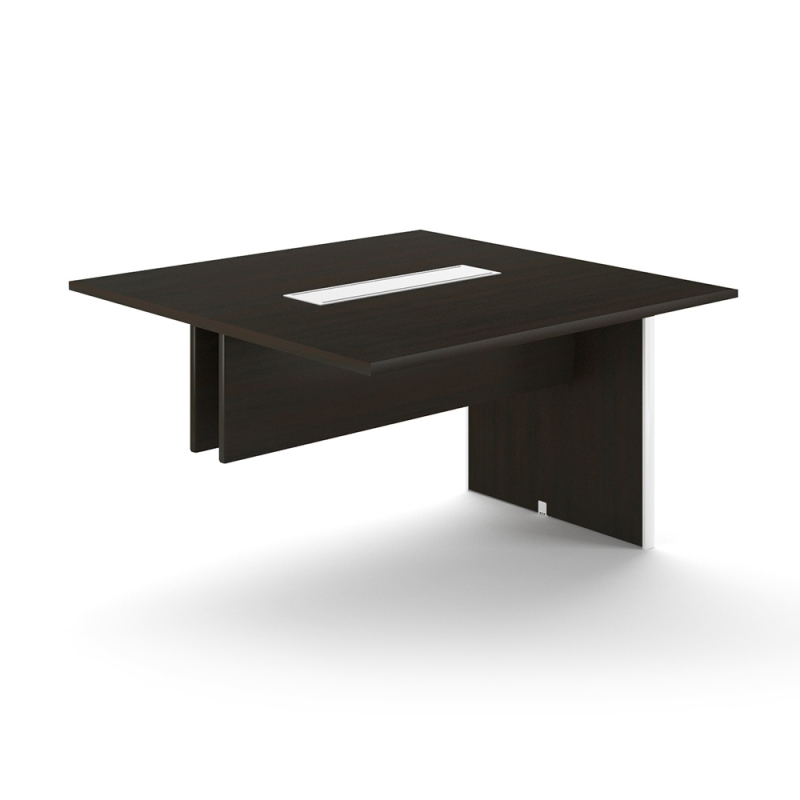 4’ conference table extension-CD-4848CTE-E-Potenza Series-CorpDesign-Espresso