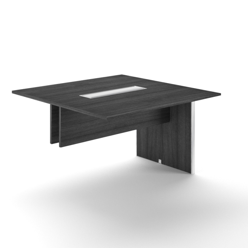 4’ conference table extension-CD-4848CTE-G-Potenza Series-CorpDesign-GRIGIO