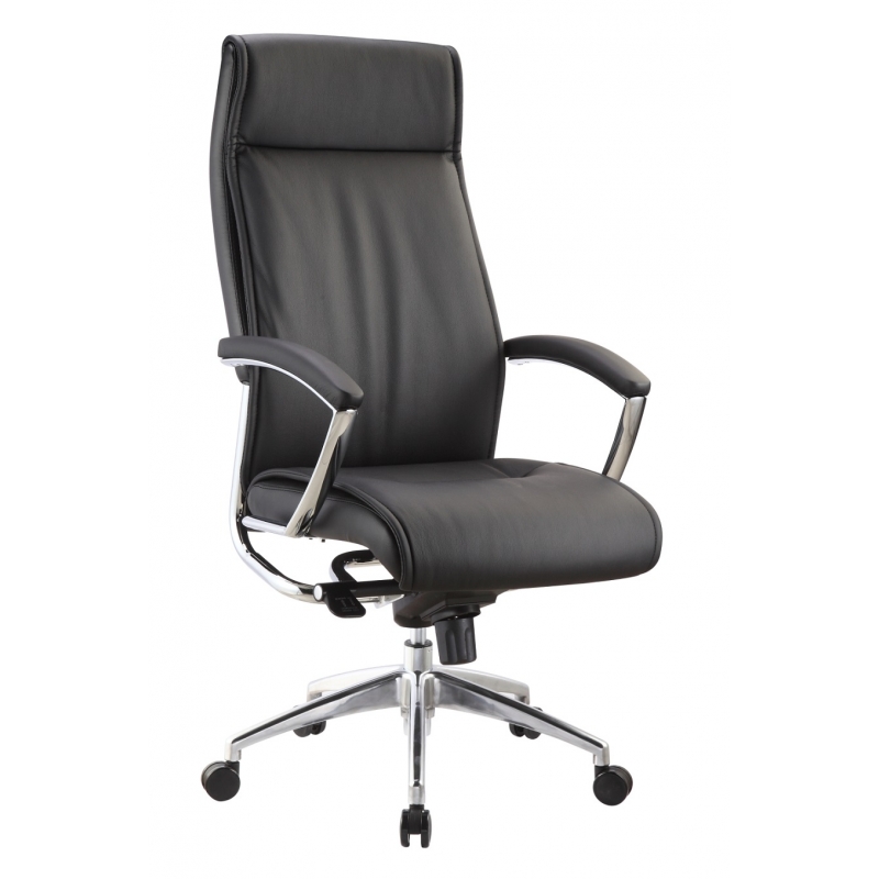 Alto High Back Executive Black Leather* Chair-CD-2103HB-FA-Alto-CorpDesign-Black Leather