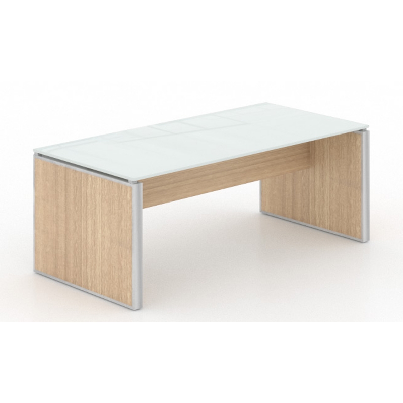 Coffee table – White glass top-CD-P422016CTG-M-Potenza Series-CorpDesign-Miele