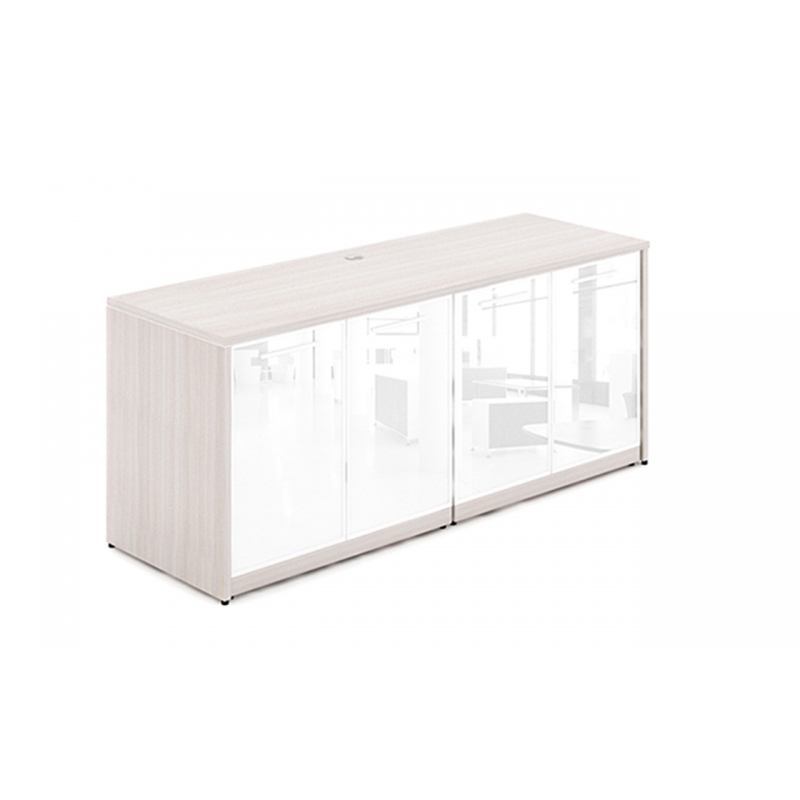 Layout P-109-BDG Credenza with glass doors