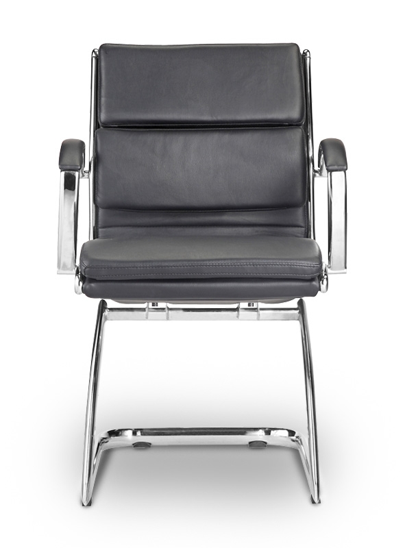 CD-307GB Livello Guest Chair Black Leather*