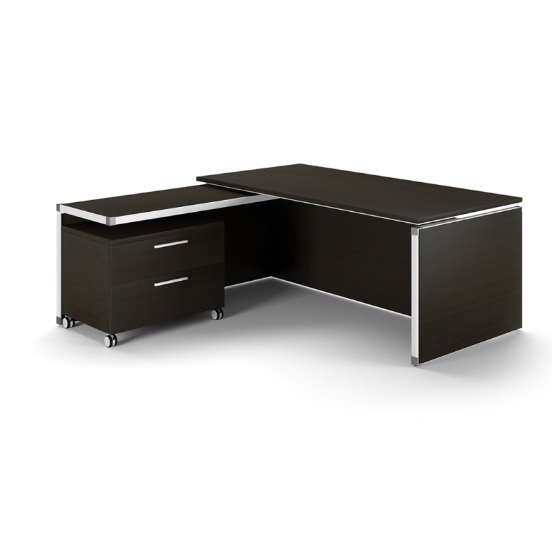 Potenza Executive desk – Laminate top-CD-PE7875-LT-E-Potenza Series-CorpDesign-Espresso