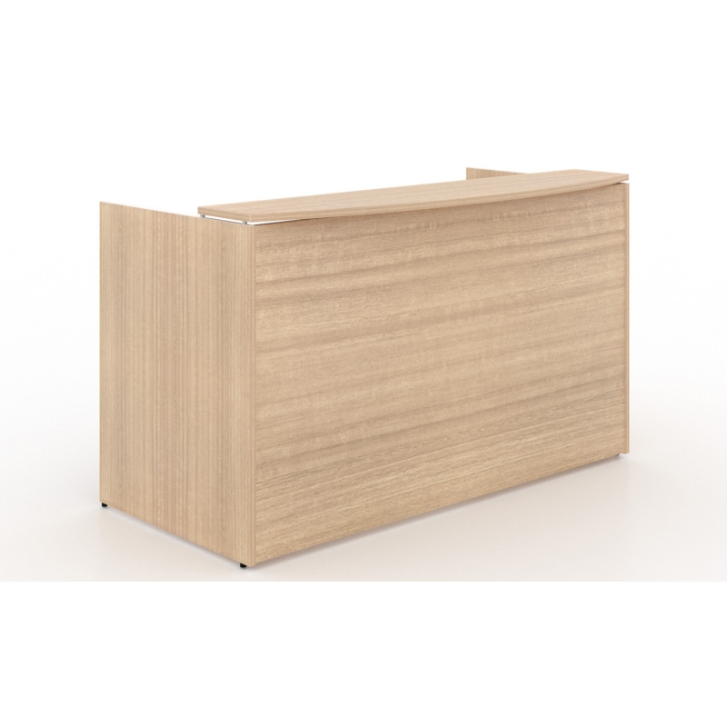 Reception desk shell – Laminate Floated transactional top-CD-P7236RD-LT-M-Potenza Series-CorpDesign-Miele