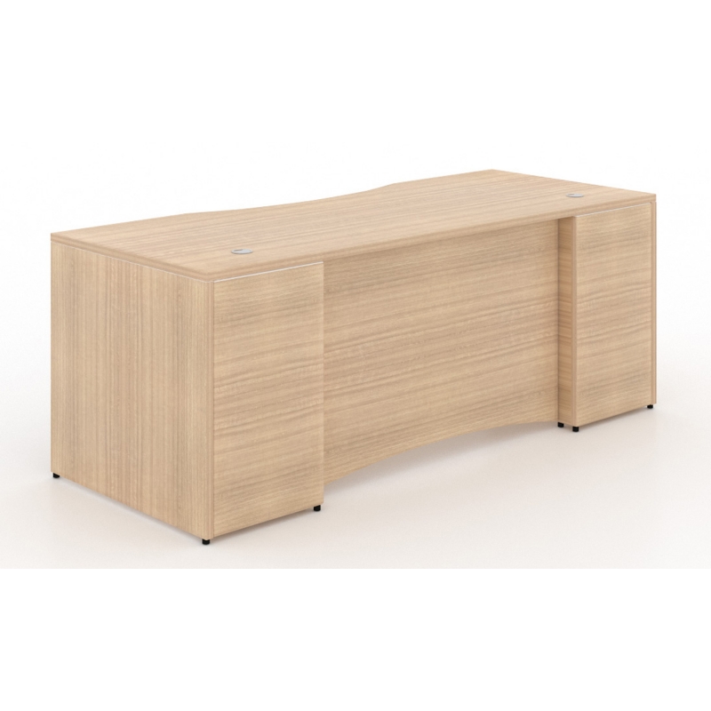 Rectangular desk shell – Curved laminate modesty panel-CD-P6630-LM-M-Potenza Series-CorpDesign-Miele