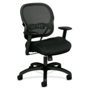 HON Wave Mesh Mid-Back Chair | Synchro-Tilt | Adjustable Arms