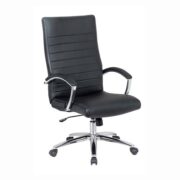 OFD9210 High Back Executive Antimicrobial Vinyl Chair with Chrome Base