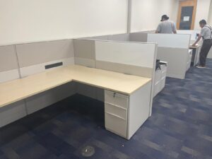 office-cubicles-Houston-Texas-Teknion-Installation