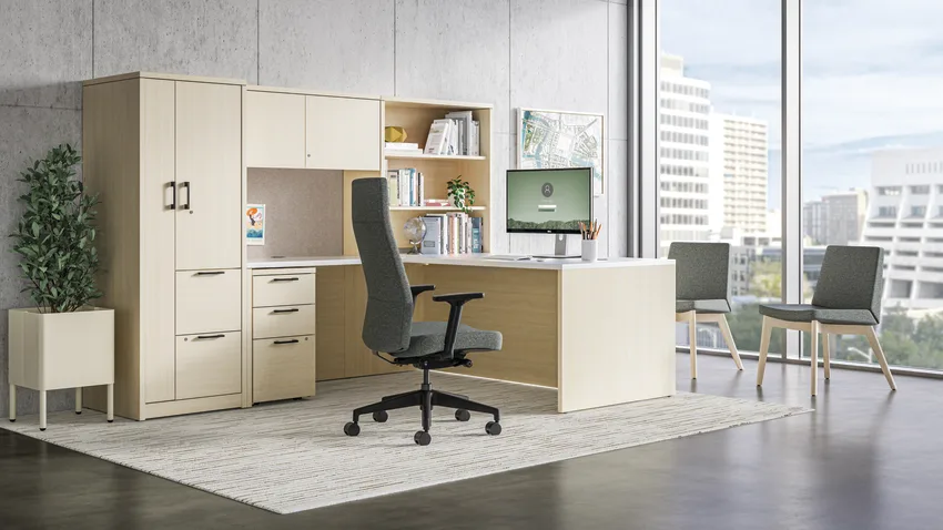 office-furniture-Houston-Texas-Modern-Executive-office-desk-set - OfficeMakers.com office-furniture-Houston-Texas-Modern-Executive-office-desk-set