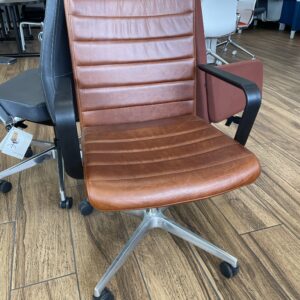 Allsteel Svelte Mid Back Conference Chair with Channel Stitch